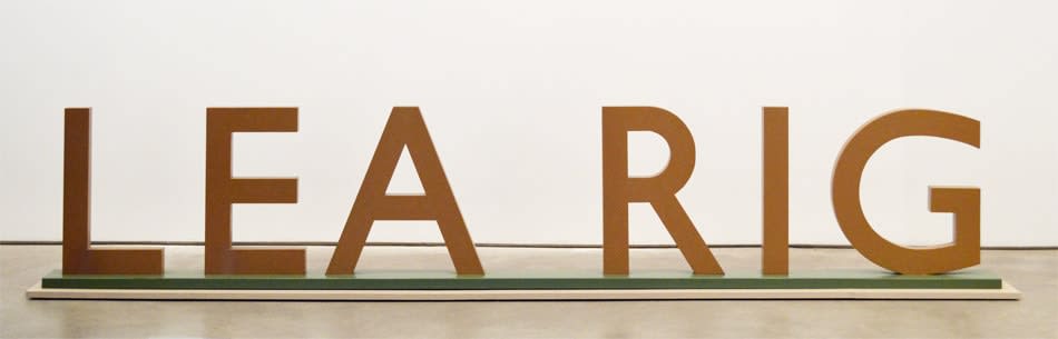Ian Hamilton Finlay, Lea Rig, 1991