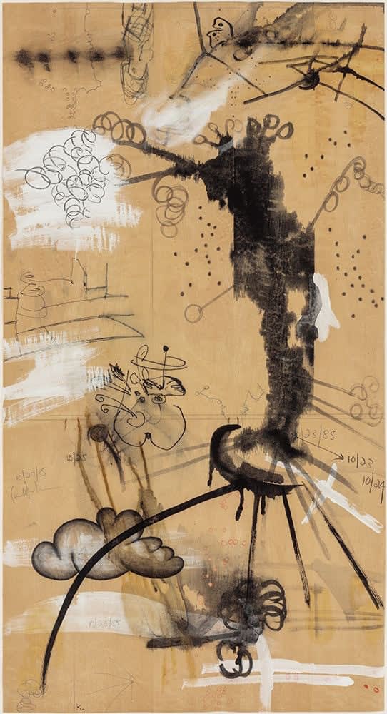 Carroll Dunham, K, from the series, "SEVENTEEN DRAWINGS", 1985
