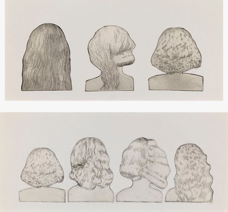 Christina Ramberg, Heads I & II, 1968