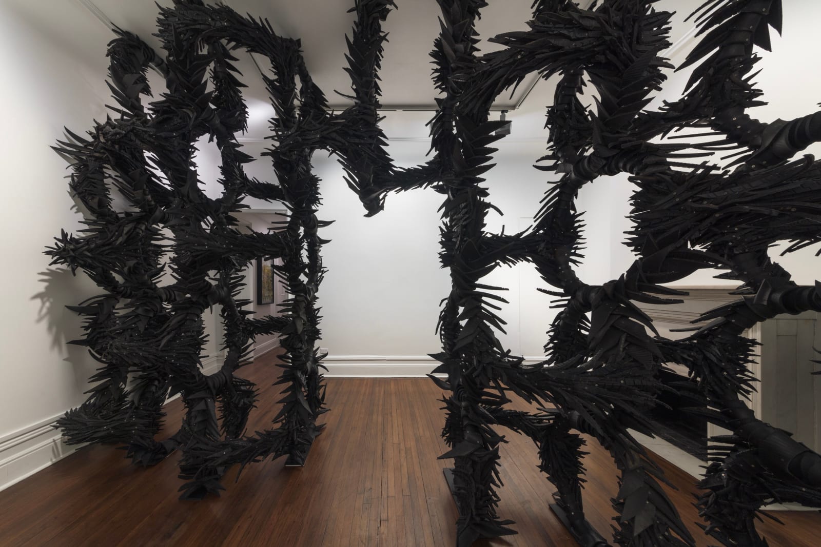 Chakaia Booker, Manipulating Fractions, 2004