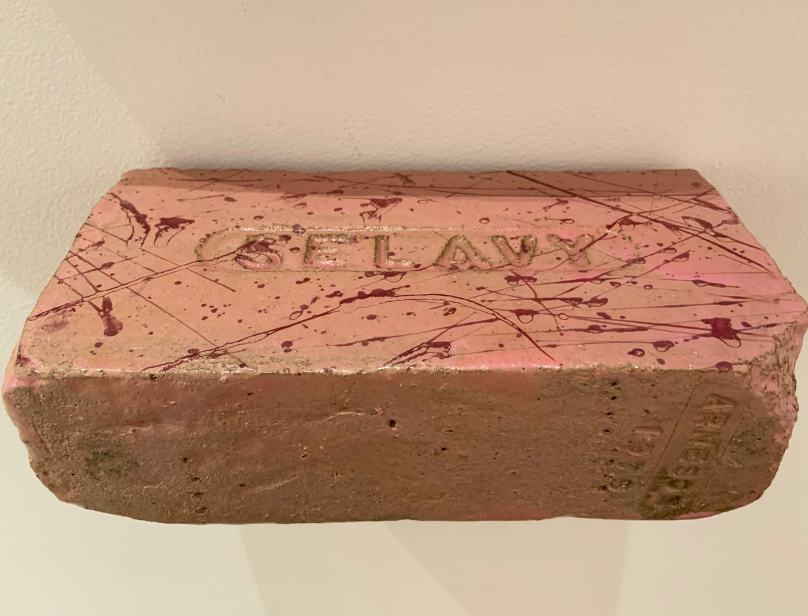Robert Arneson, Rose Selavy Brick, 1979