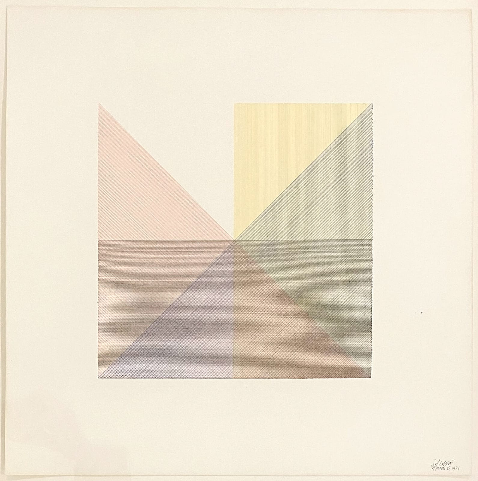 Sol LeWitt, Untitled, 1971