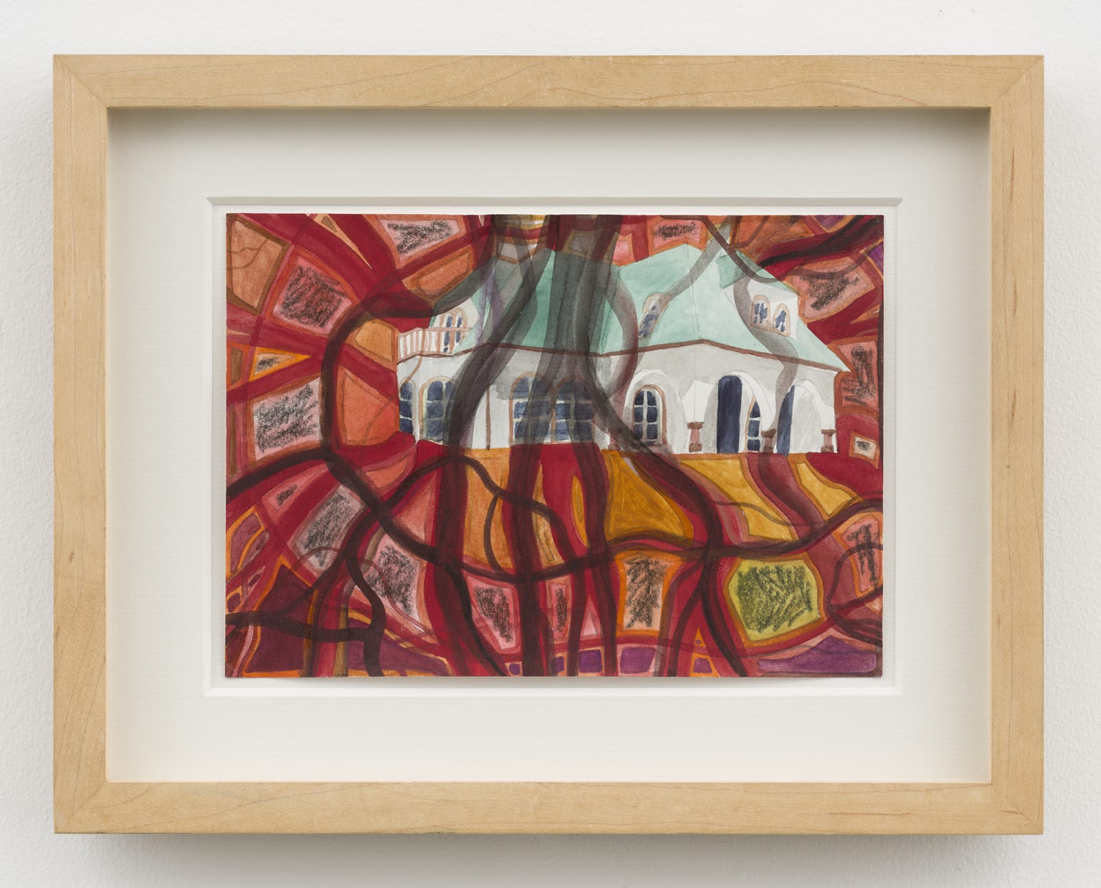 Franz Ackermann, Untitled (Mental Map: what happens in house #7), 1994