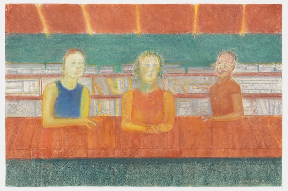 Richard Artschwager, Three People at a Table (2), 2011