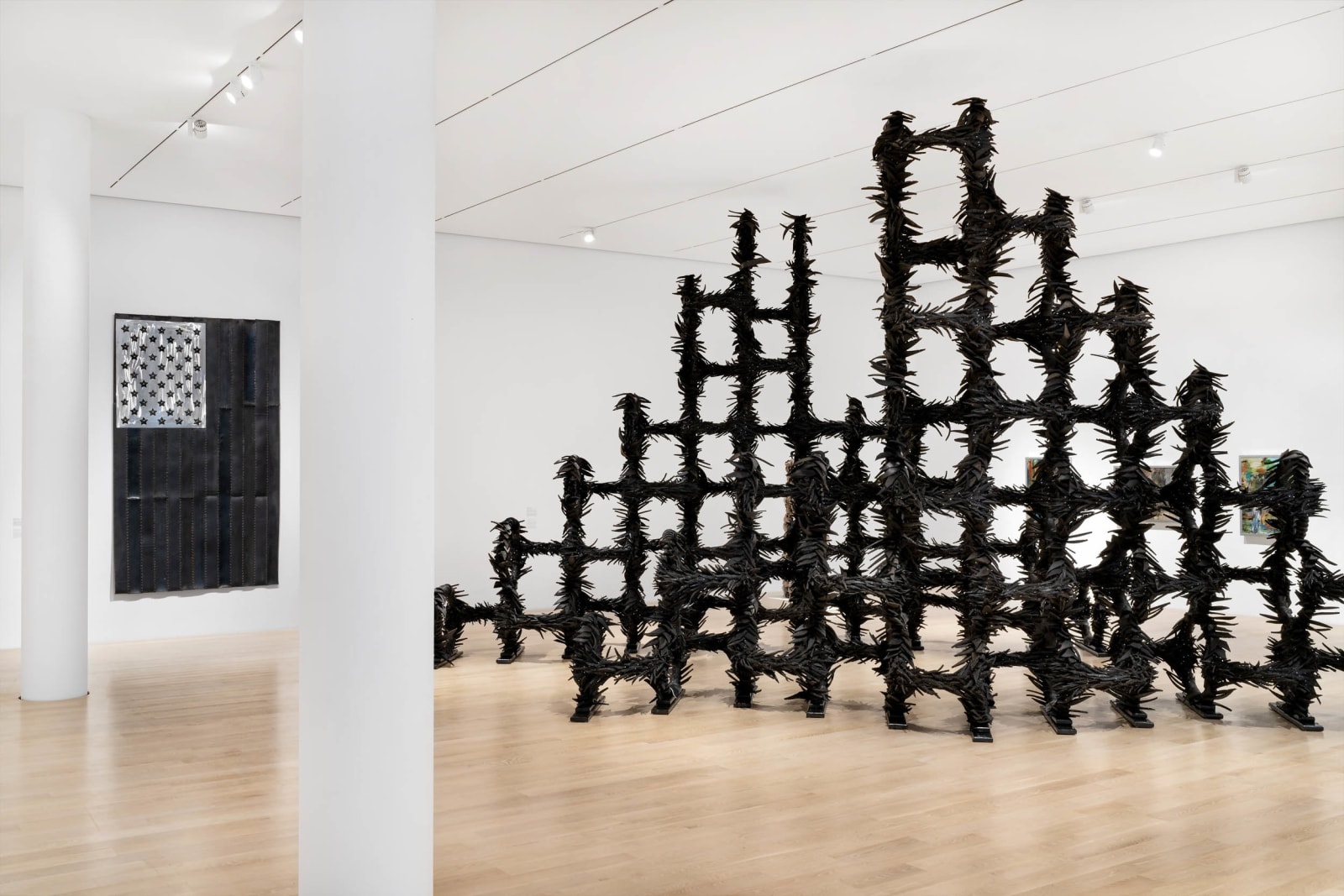 Chakaia Booker, Manipulating Fractions, 2004