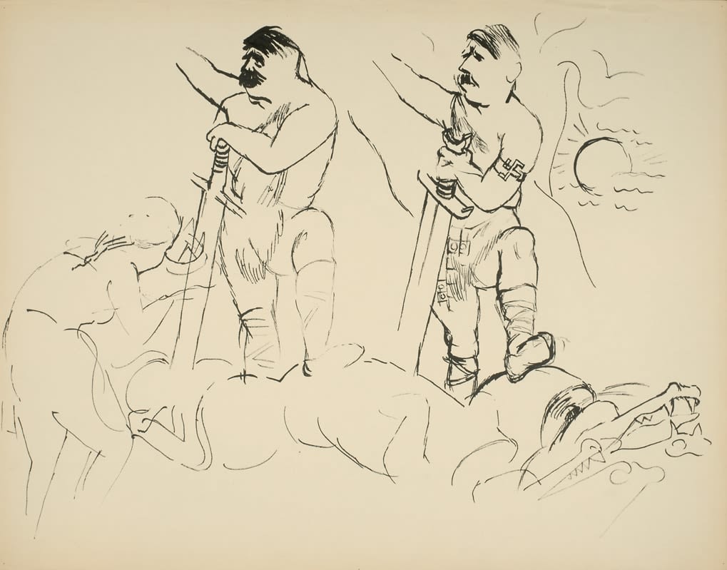 George Grosz, Siegfried Hitler, 1935