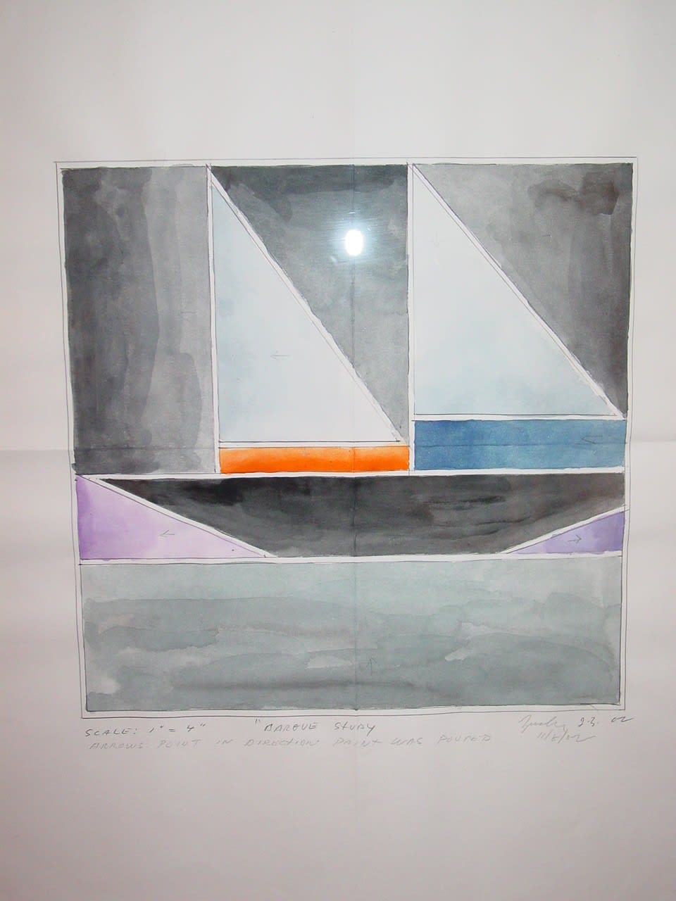 Joe Zucker, Barque Study, 2000