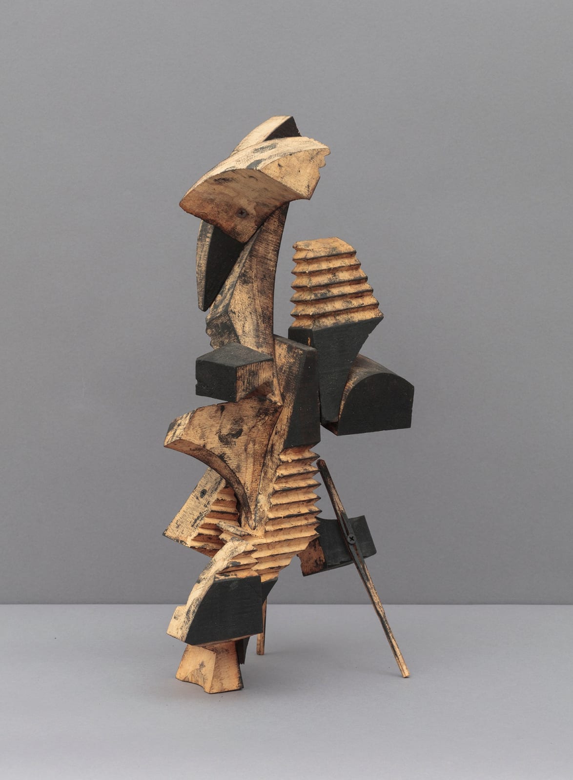 Mel Kendrick, August 1991 Black Oil with Chopsticks, 1991