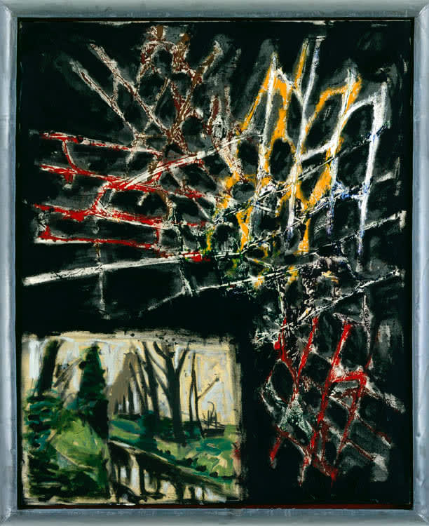 Markus Lüpertz, Landschaft schwarz, 1998