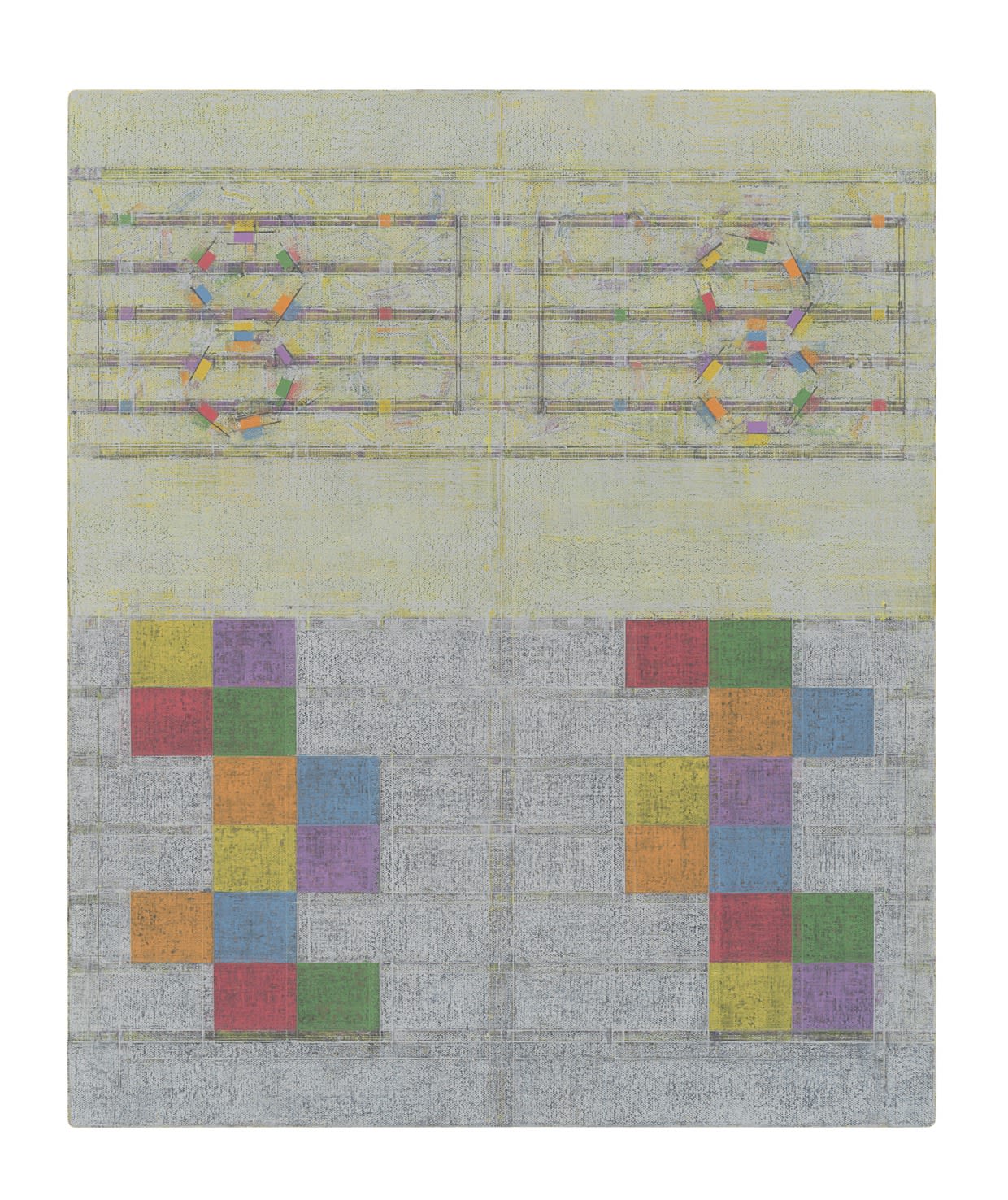Julia Fish, Score for Threshold, SouthEast – Two [ spectrum in yellow ] , 2020-2022