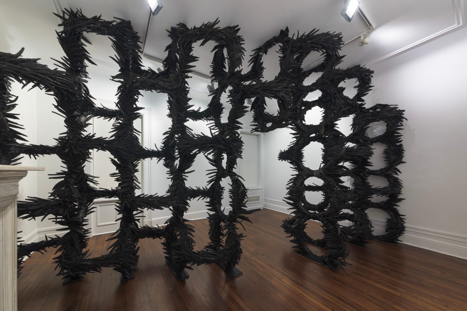 Chakaia Booker, Manipulating Fractions, 2004