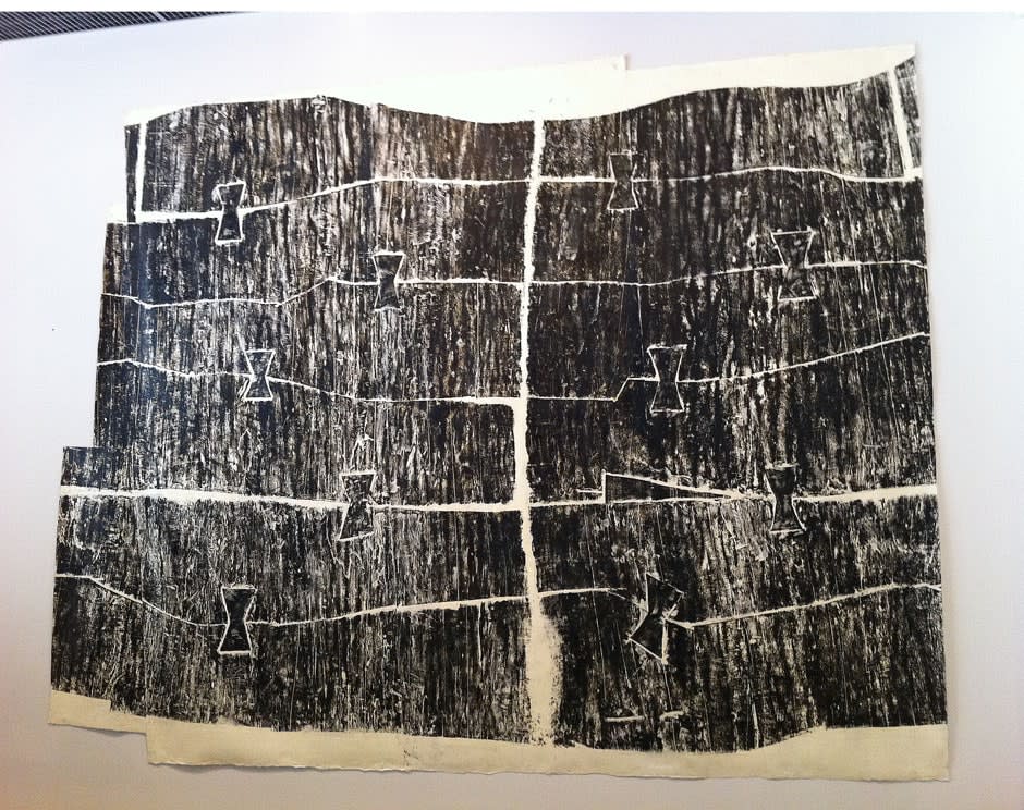 Mel Kendrick, Trunk Drawing, 1995
