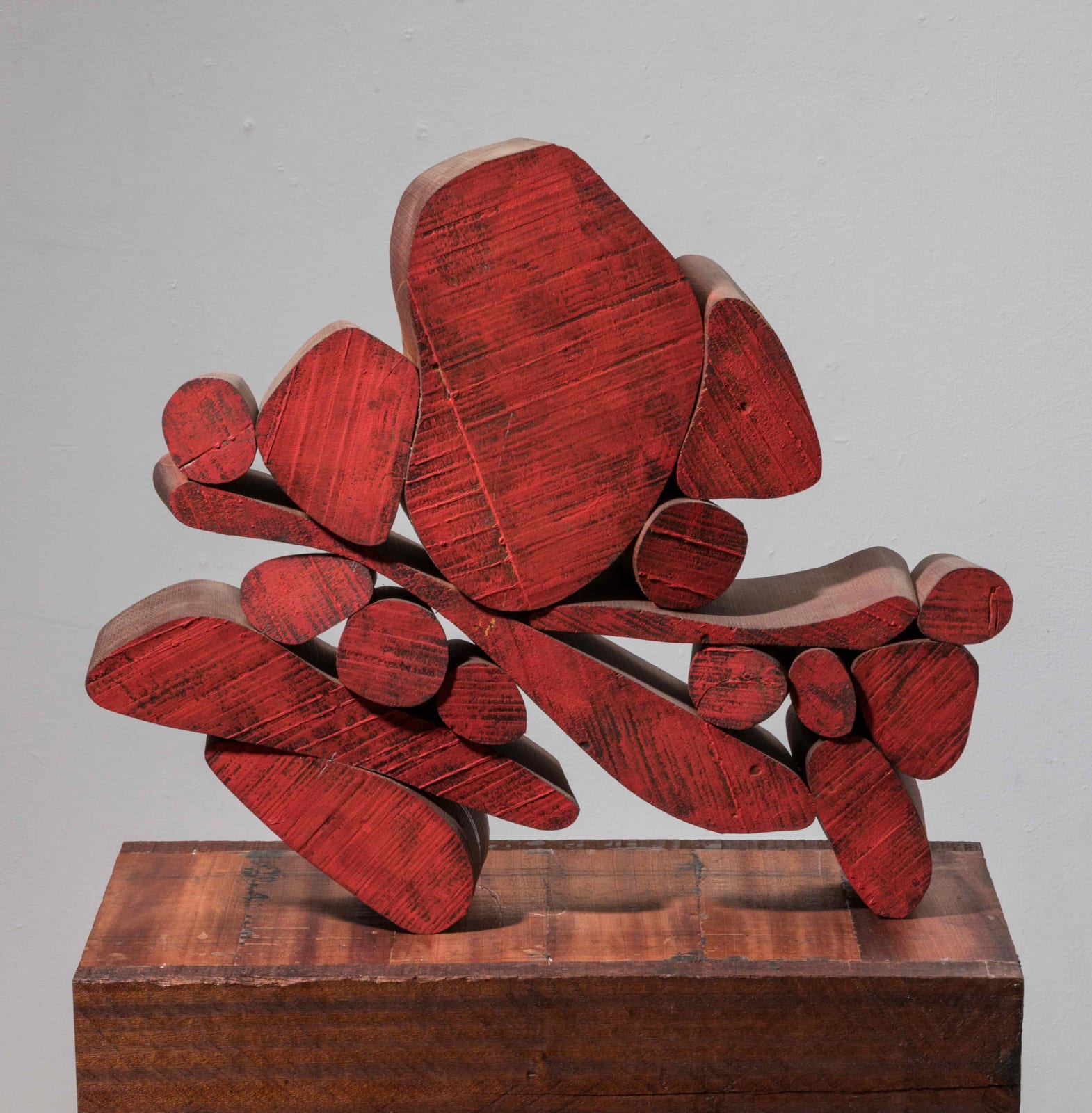 Mel Kendrick, Red Holes 3, 2015