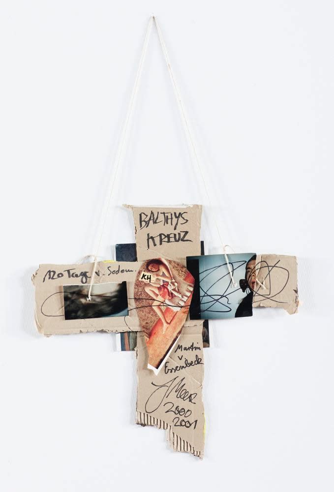 Jonathan Meese, Untitled (BALTHYS KREUZ), 2000-2001