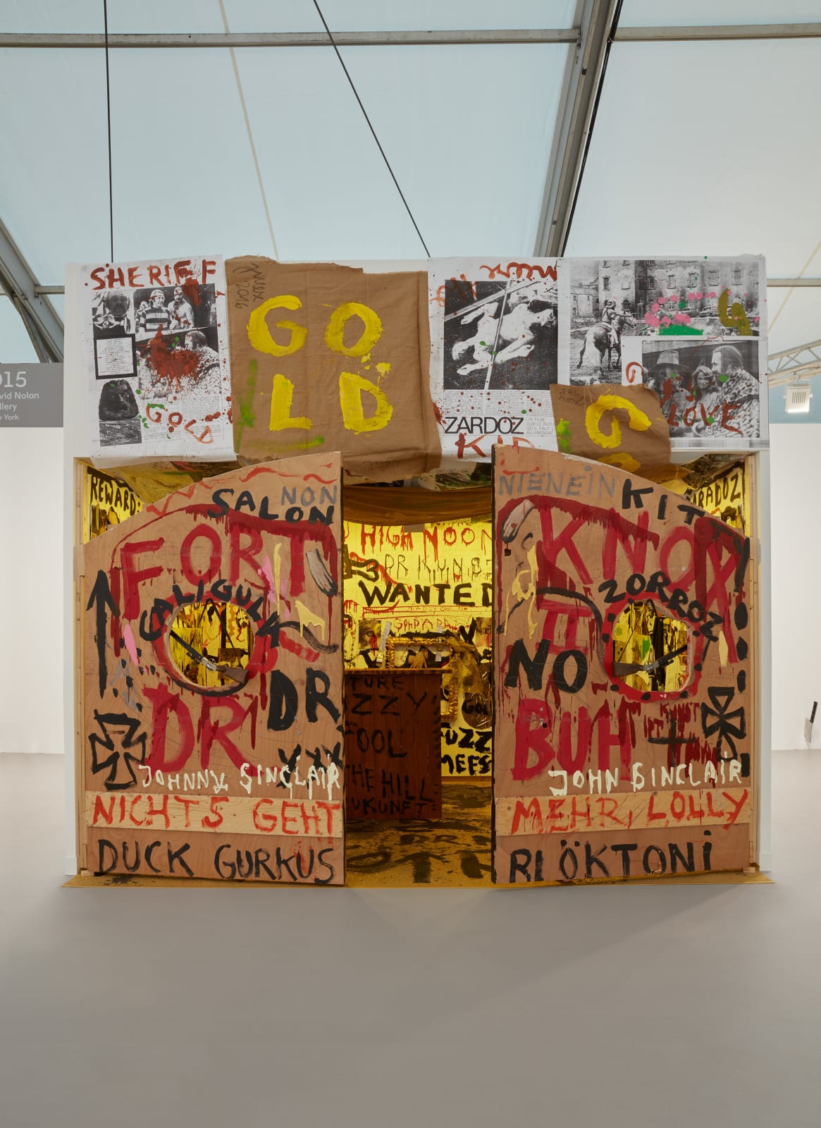 Jonathan Meese, Fort d'EVOLUTIONSKNOXOZ de ZARDOZEDADADDY 2 (ERZ JOHNNY WAYNE IS DADDY COOLISMEESE), 2016/2019