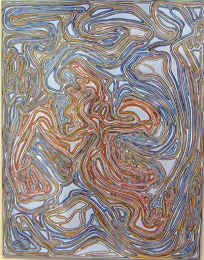 James Siena, Three Personages, 2006