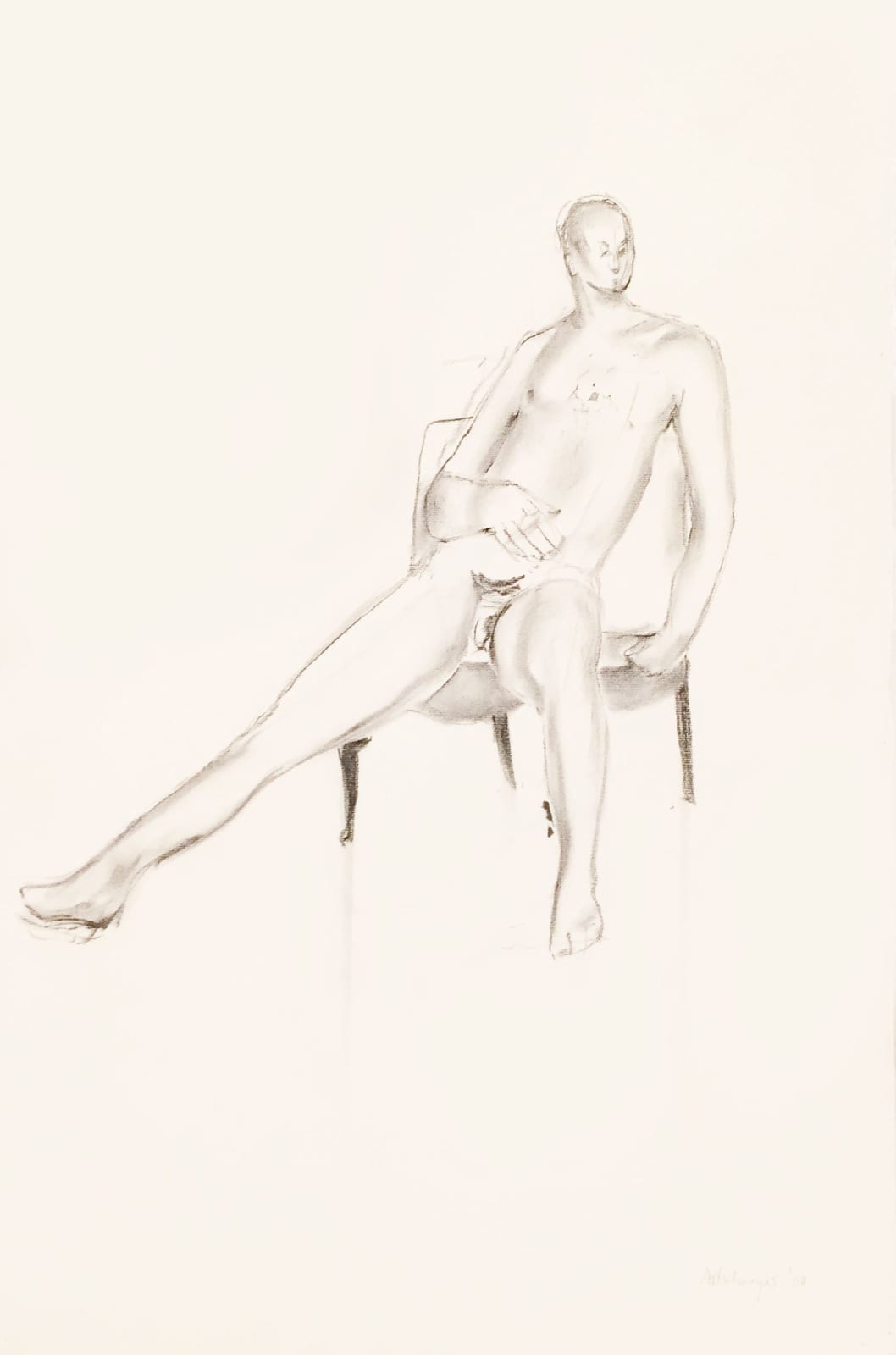 Richard Artschwager, Seated Nude, 2004
