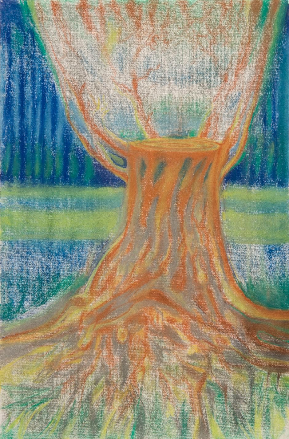 Richard Artschwager, Untitled (Tree Trunk), 2007