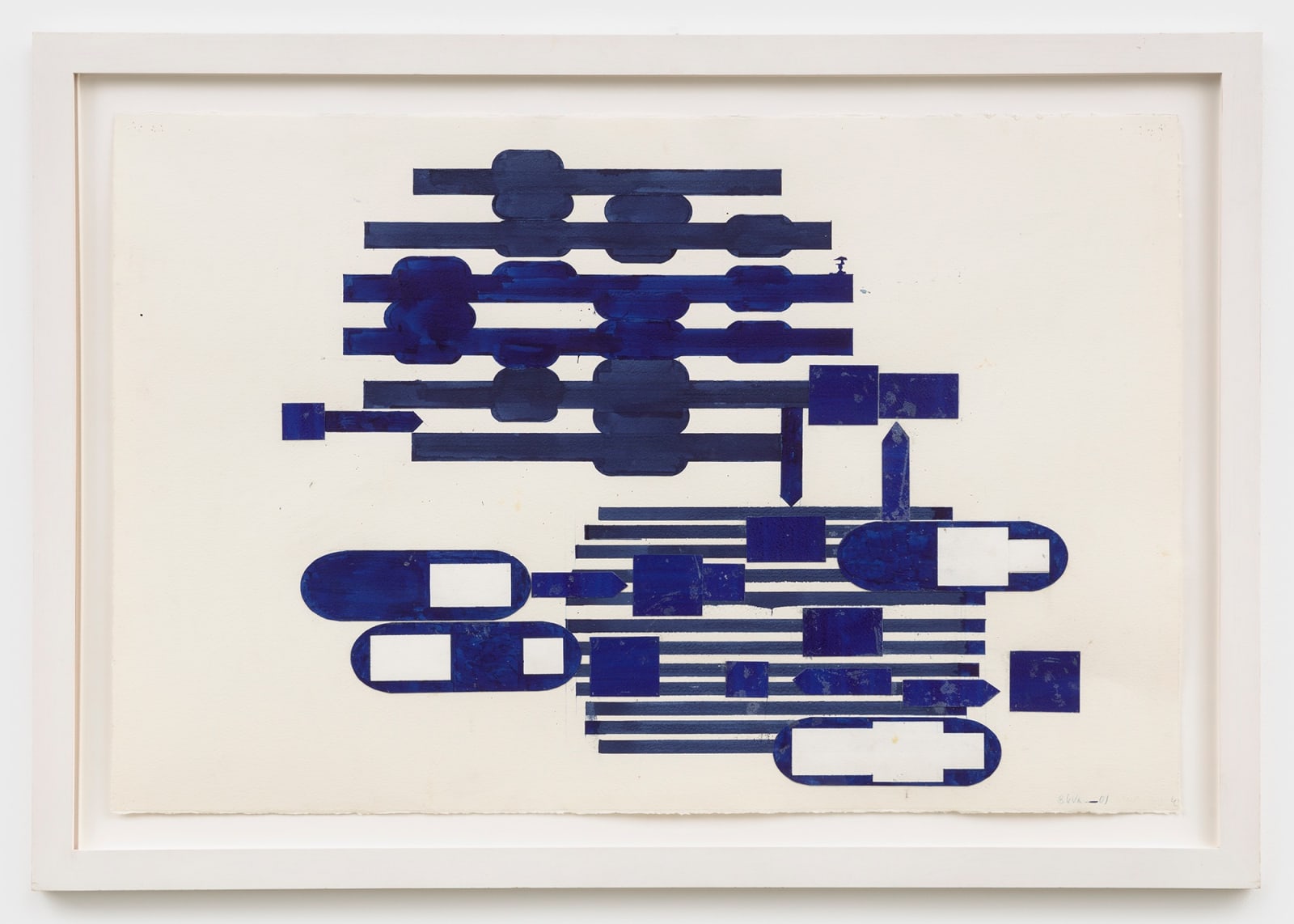 Barry Le Va, Study for Double Tiered Sculpture, 2001