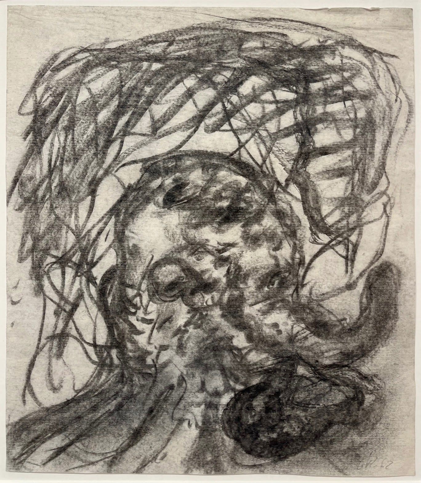 Georg Baselitz, Untitled (Russelkopf), 1962
