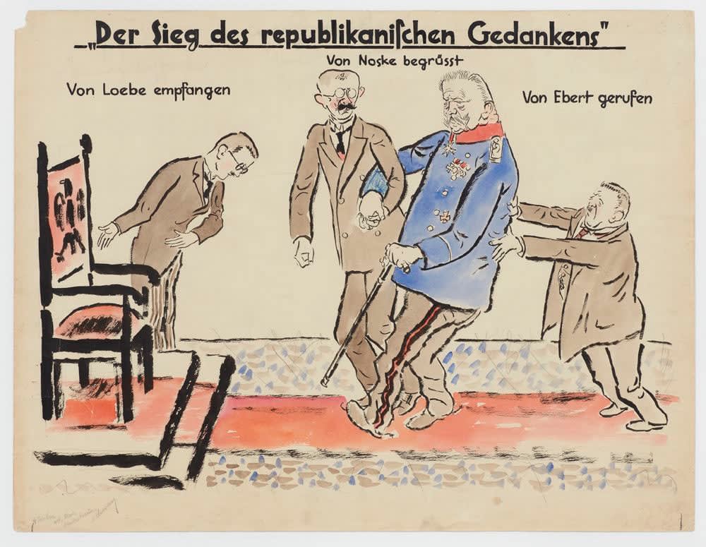 George Grosz, Der Sieg des republikanischen Gedankens(The Victory of Republican Thought), 1925
