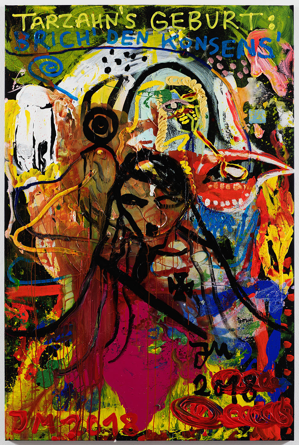 Jonathan Meese, DR. BABY JANE'S TARZAN IS BACK, 2018