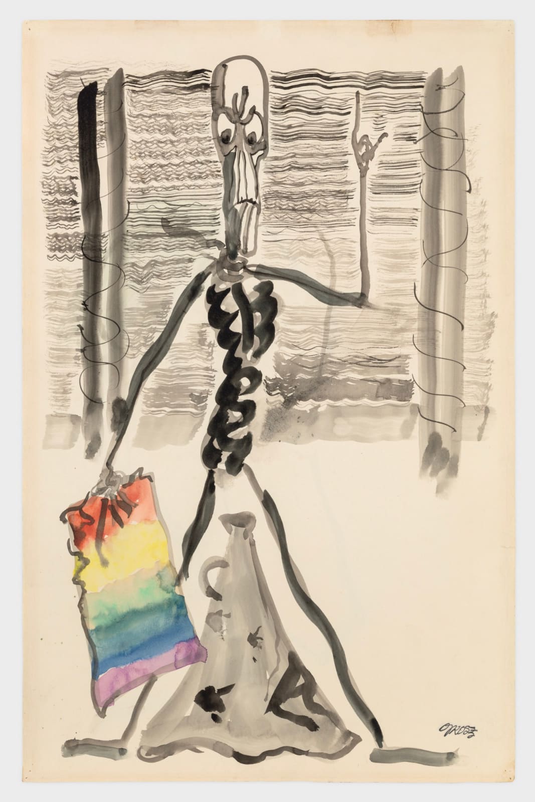 George Grosz, Stickman, 1946