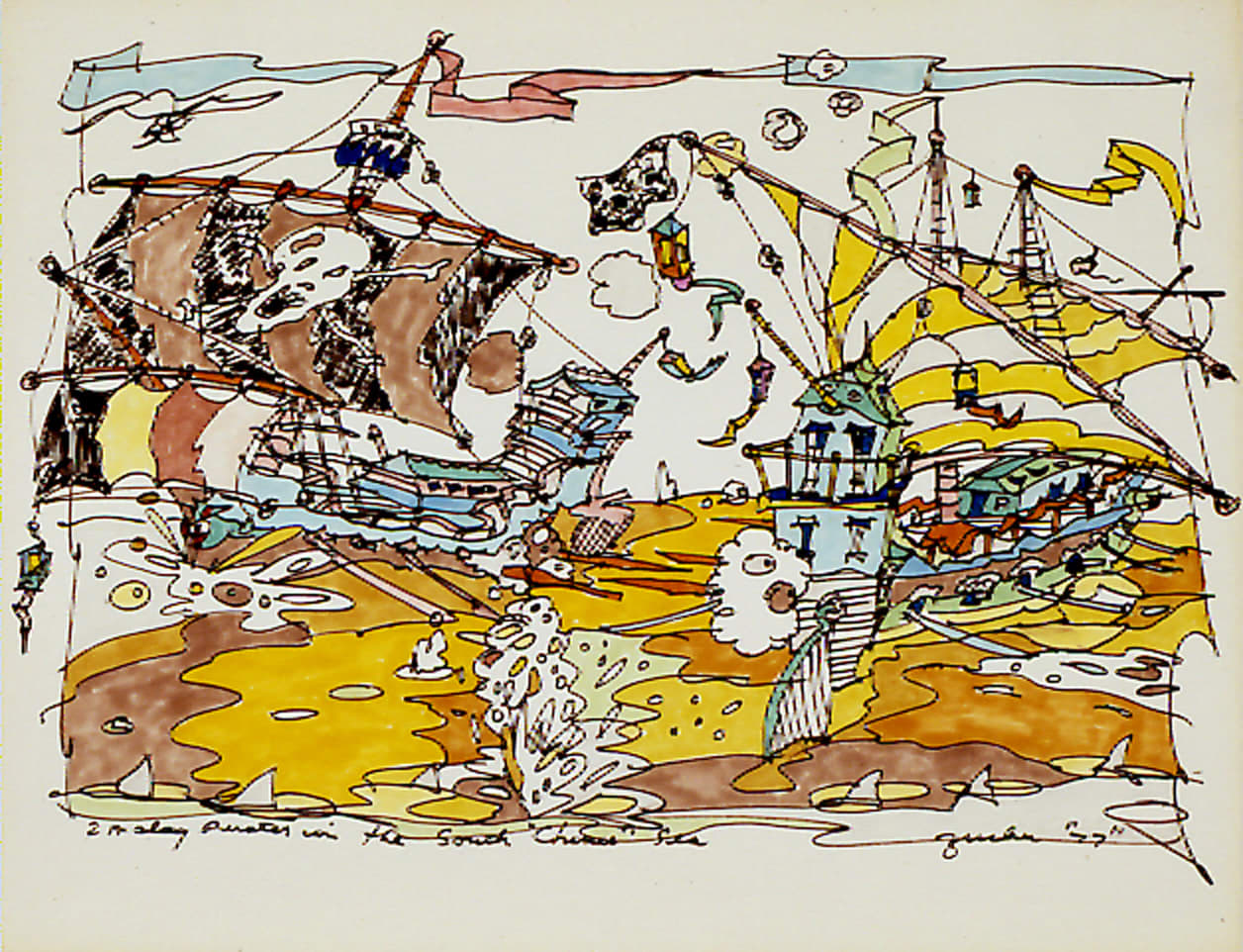 Joe Zucker, Two Mayley Pirates, 1977