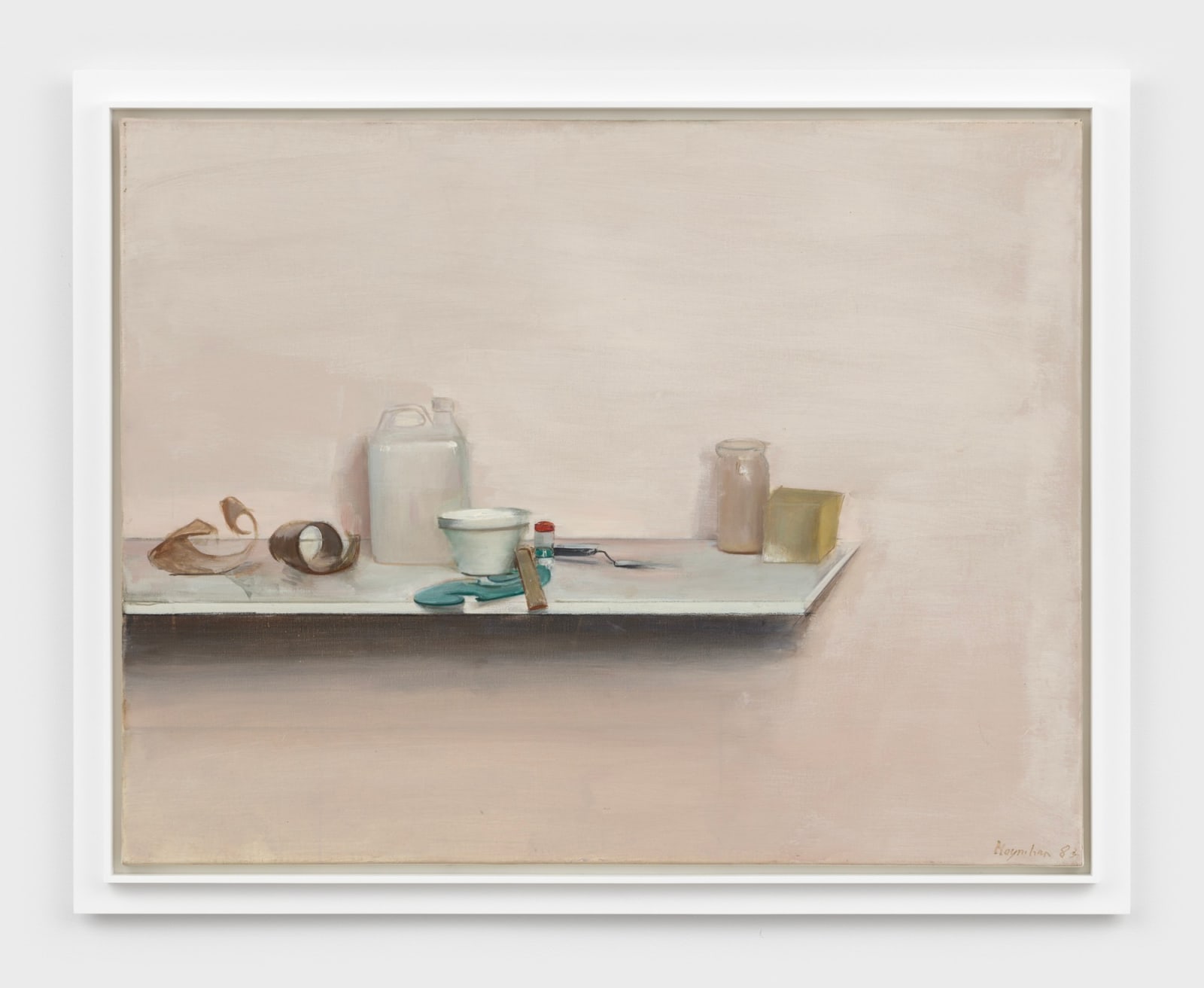 Rodrigo Moynihan, Rolled Paper, Container and Jars, 1982-83