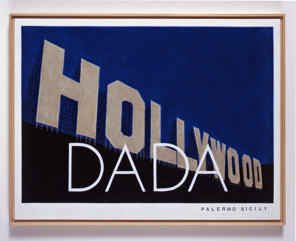 Richard Pettibone, Maurizio Cattelan "Hollywood Sign, Palermo, Sicily 2002", 2003