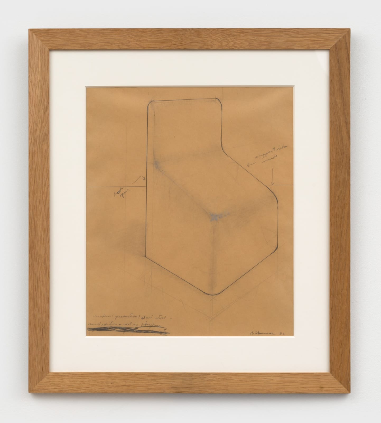Bruce Nauman, Modern (Production) Slant Stool, 1966