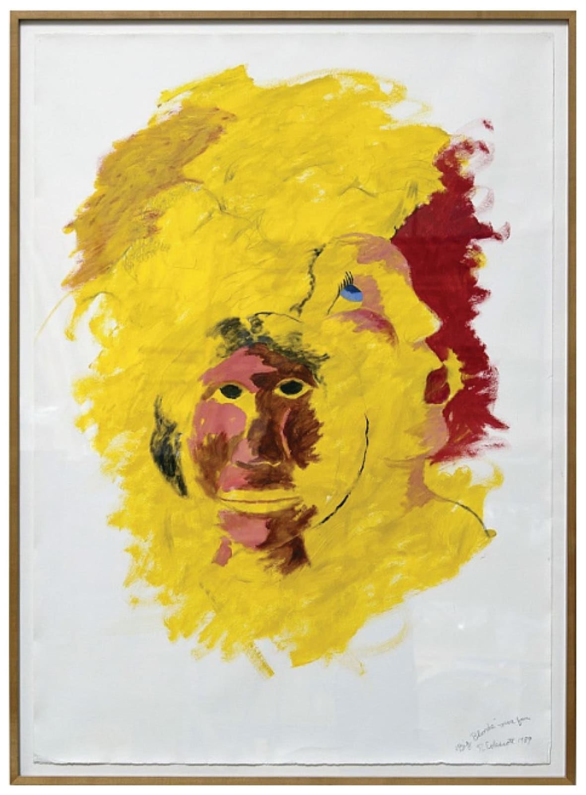 Robert Colescott, Big Blonde - More fun, 1989