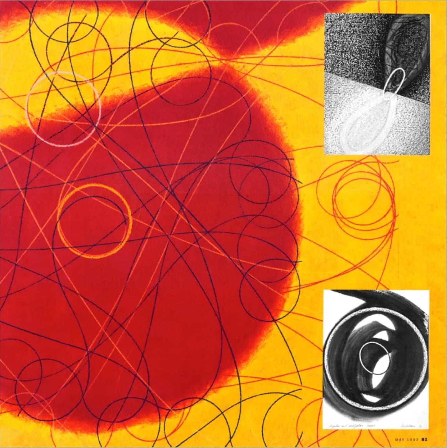 Dorothea Rockburne, (i) Northern Sky; (ii) Southern Sky, 1992
