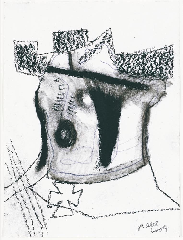Jonathan Meese, Studie zu Flash Gordon, 2004