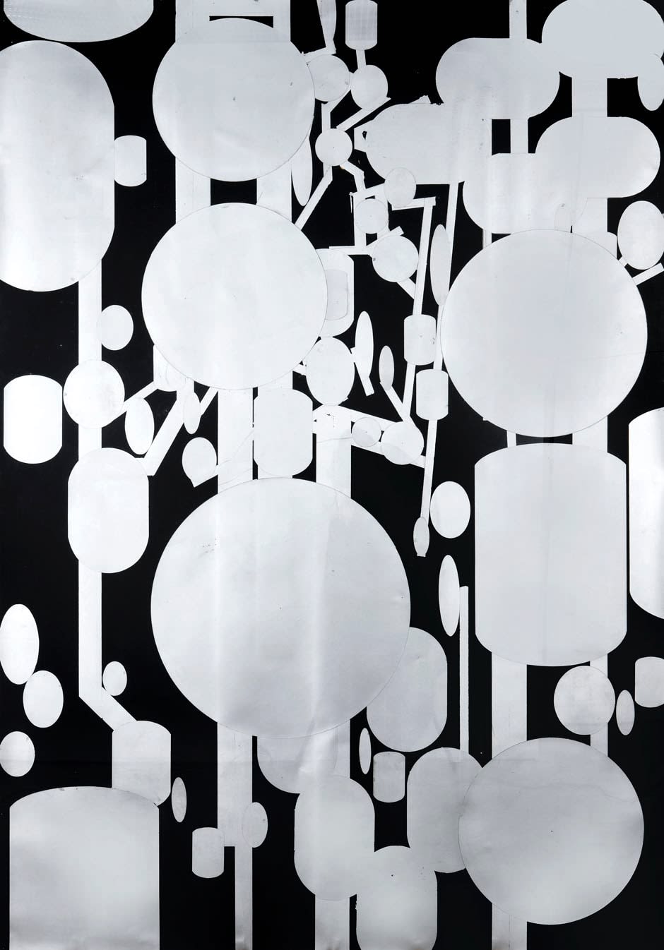 Barry Le Va, Untitled (Silver), 1984