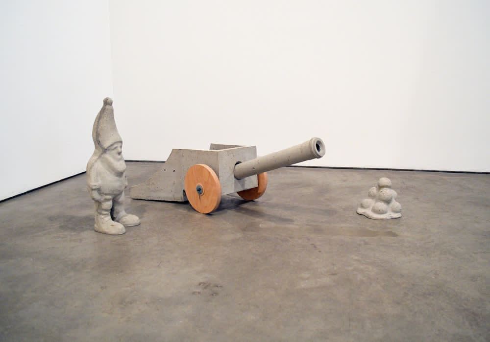 Martin Kippenberger, Untitled (Zwerg vor Kanone), 1996