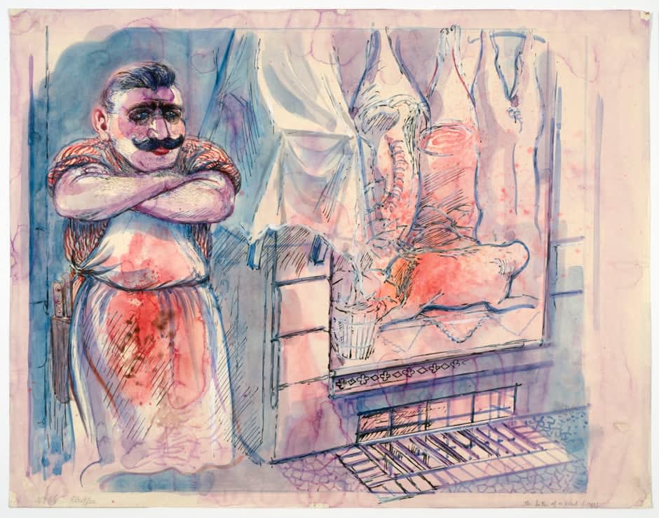 George Grosz, Fleisher (Butcher), 1928