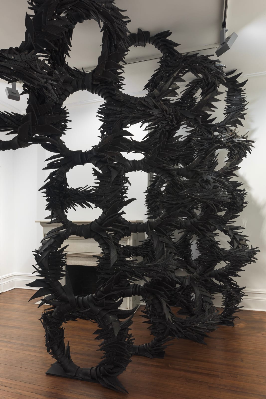 Chakaia Booker, Manipulating Fractions, 2004