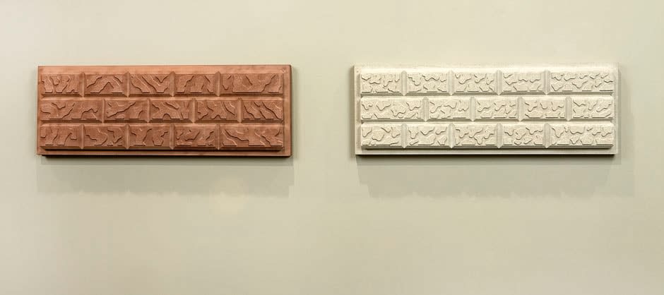 Ian Hamilton Finlay, Proposal for a Wall (Spitfire Segments/ Messerschmitt Mottle), with John Sellman, 1991
