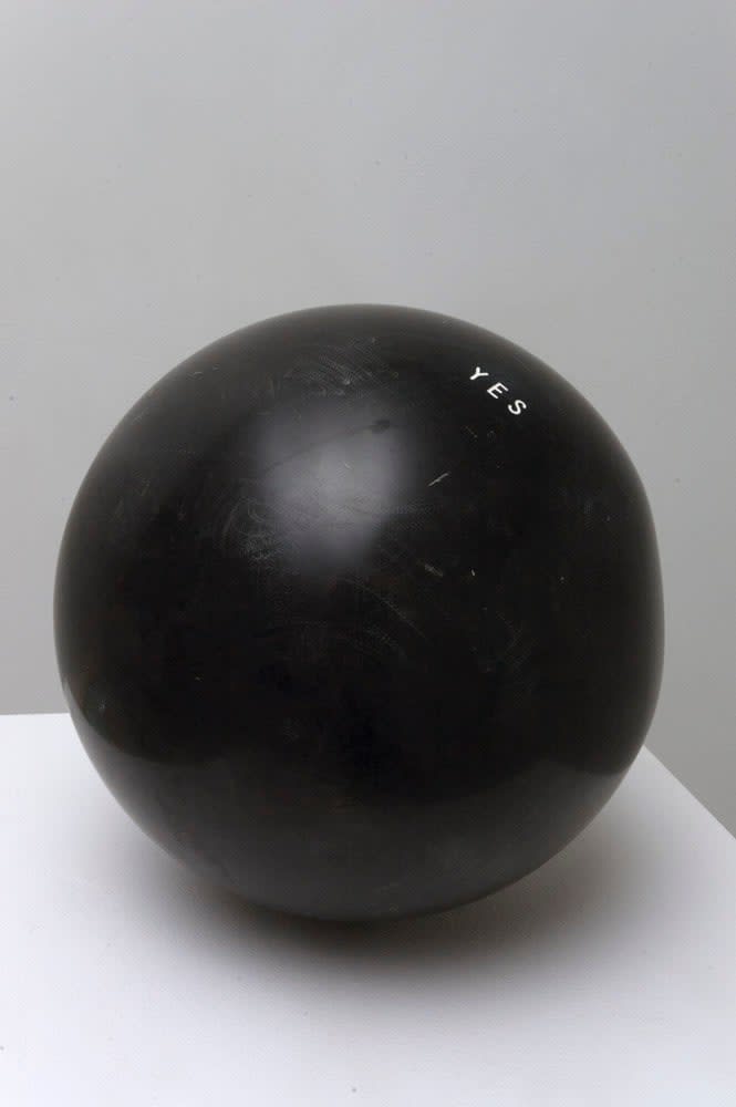 Richard Artschwager, Yes/No Ball, prototype for 1974 edition