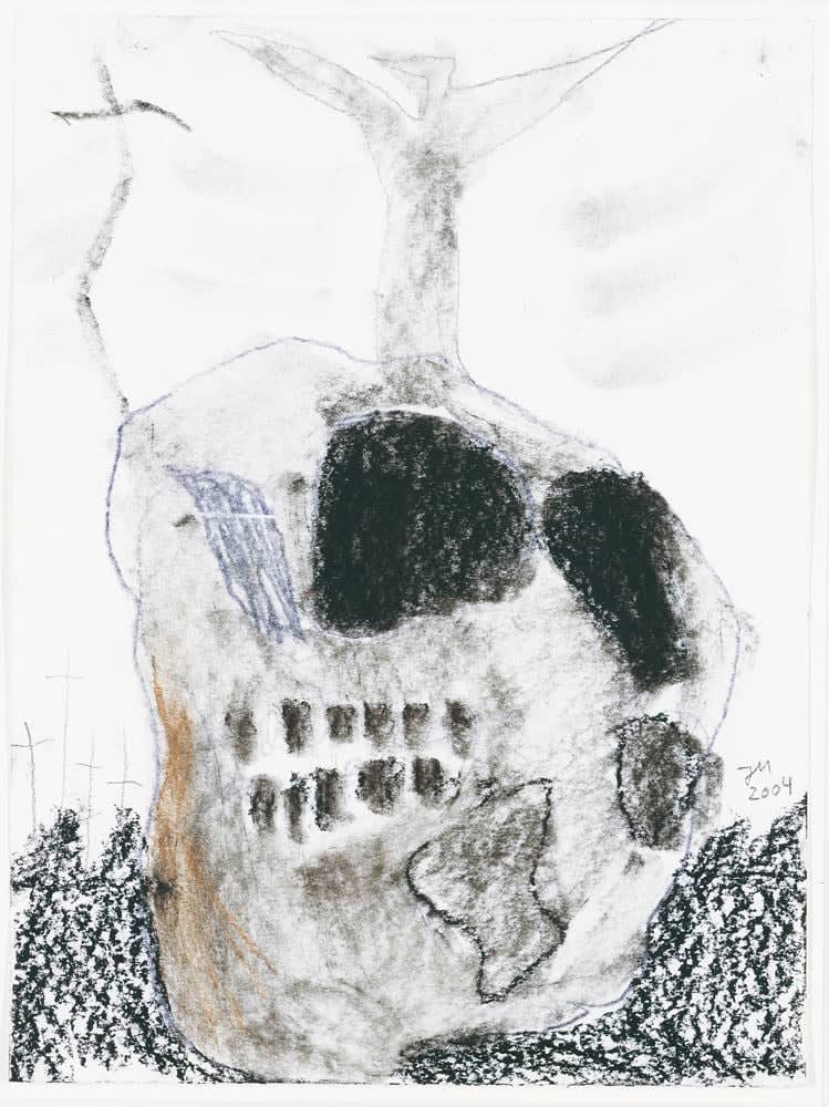 Jonathan Meese, Studie zu Schädel I, 2004