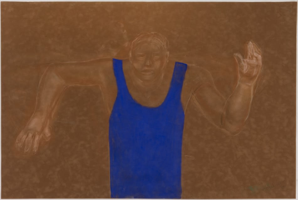 Richard Artschwager, Man in Blue Undershirt, 2009