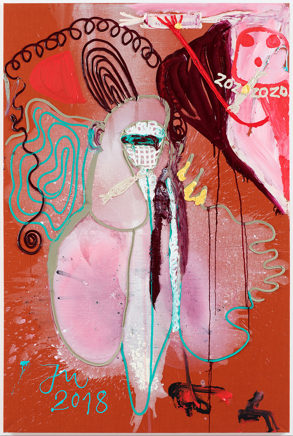 Jonathan Meese, DR. TEASERZ "FOLLOW KNOCK ON WOODY" (JOSEY), 2018