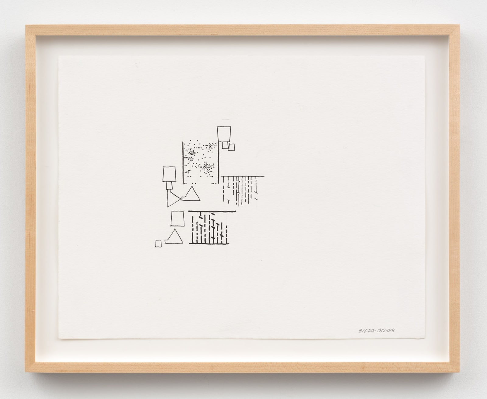 Barry Le Va, Silent Diagrams, 2012 - 2013