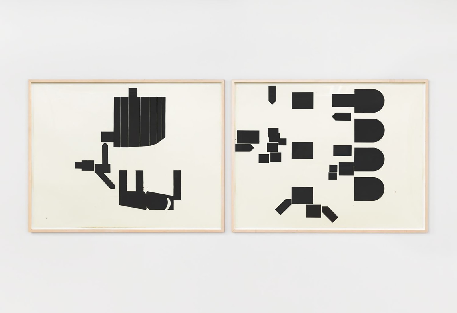 Barry Le Va, 9g Wagner Plan Views; Wall and Floor Installation (ICA Variations), 2004