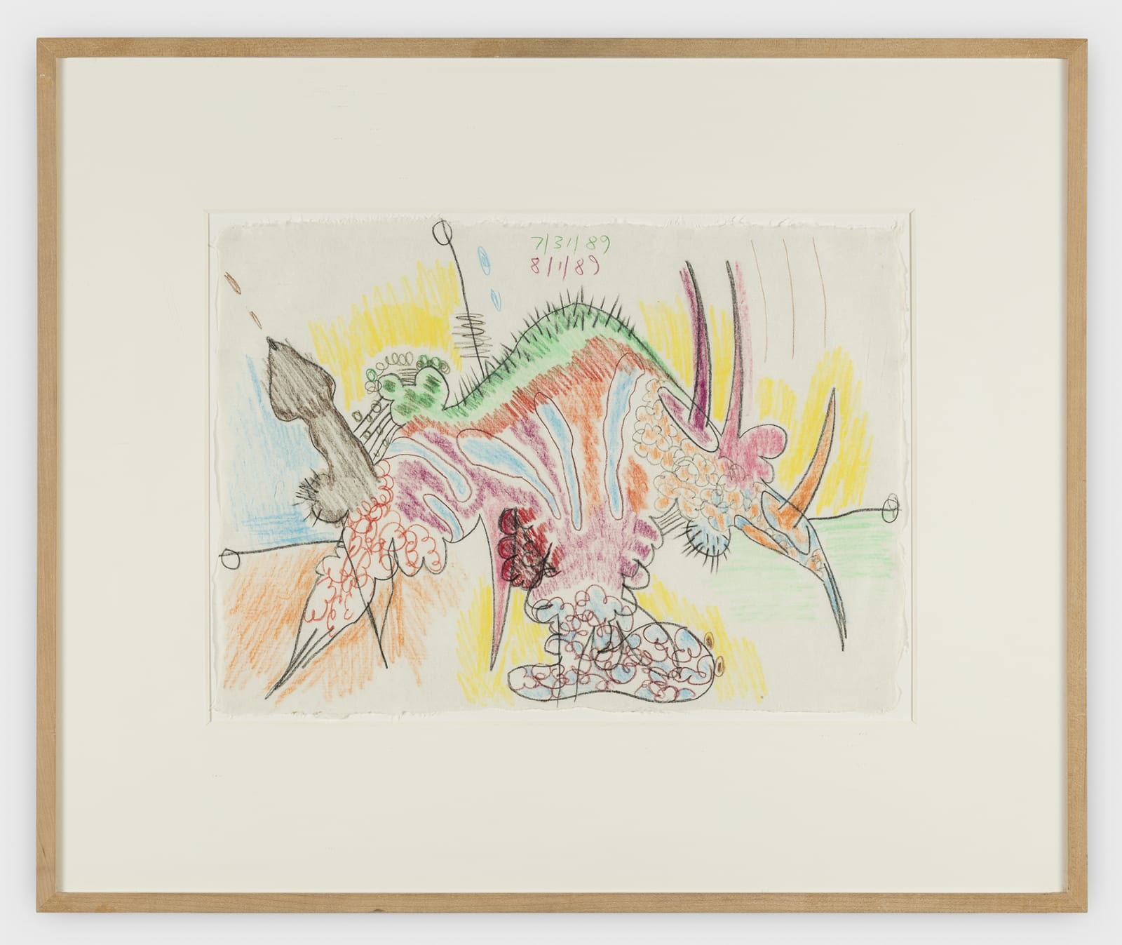 Carroll Dunham, Untitled (7/31-8/1/89), 1989
