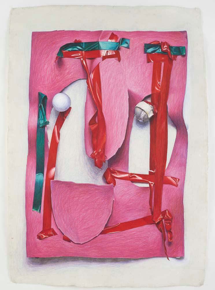 Neil Gall, Pink Cut-Out, 2015