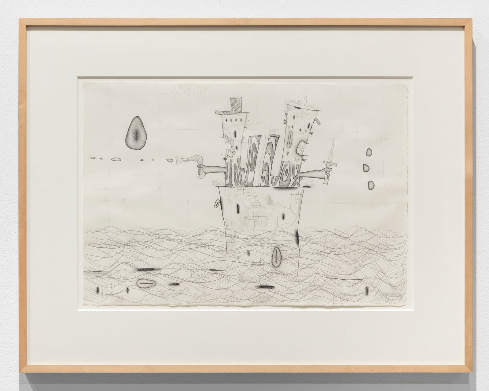 Carroll Dunham, Land, 1998