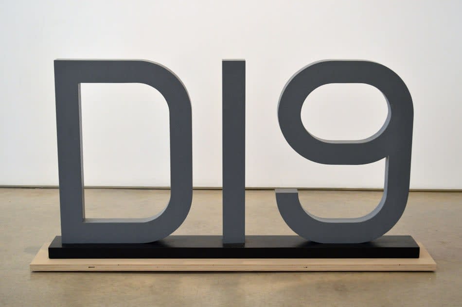 Ian Hamilton Finlay, D19 (HMS Glamorgan, Guided Missile Destroyer), 1977