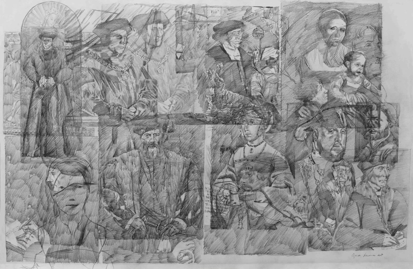 Ciprian Mureșan, All Images from a Book on Holbein, 2017